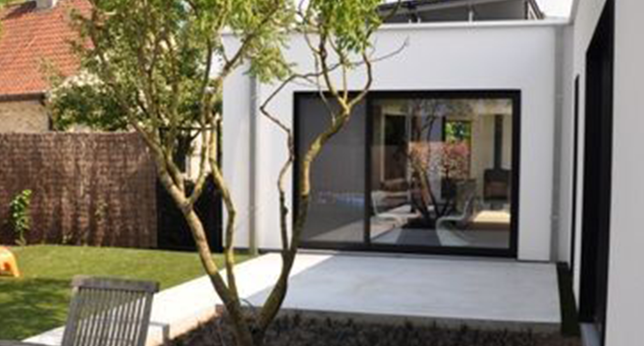 Aménagement exterieur béton